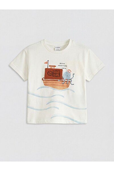 LC Waikiki Printed Boy's T-Shirt