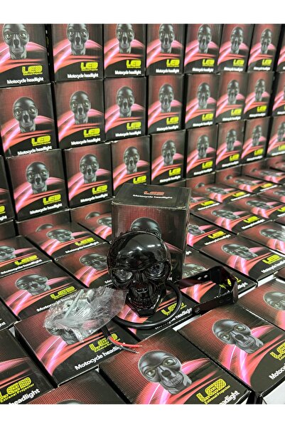 KUZEY AKSESUAR Kuru Kafa led Çakarlı 12v Sarı Beyaz Motor Araba Uyumlu 1 Adet
