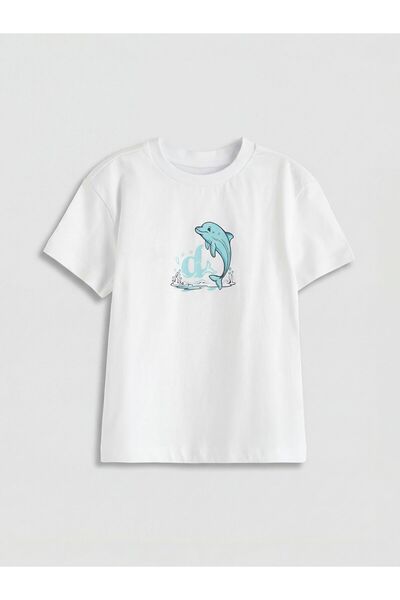 LC Waikiki Printed Boy's T-Shirt