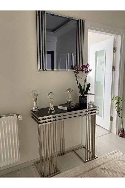 Buket Dekor Milano Piano Dresuar + Ayna Gold ve Gümüş Renklerde