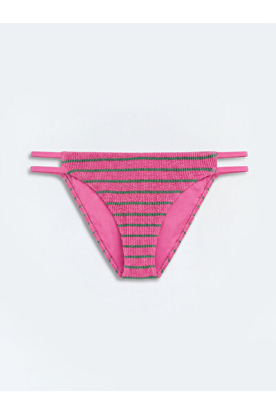 LC Waikiki Cc Collection’dan LCW DREAM Pembe Çizgili Çift Bantlı Kadın Bikini...