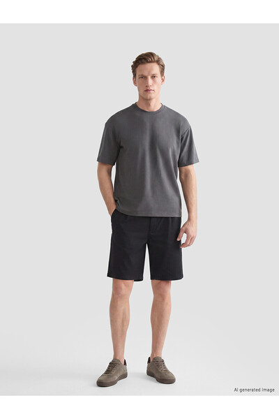 LC Waikiki Özmarka New Season Regular Fit Linen Look Men's Shorts