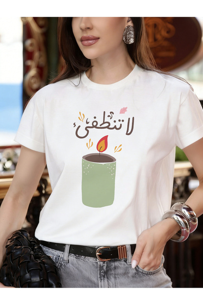 YHDZ تيشيرت نسائي كاجوال من قطن 100%، نسيج قابل للتنفس، قابل للغسل في الغسالة