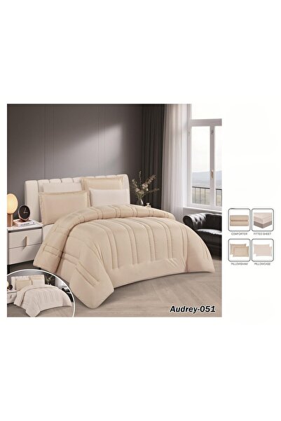 ALMIAAD Summer Plain Double-Sided Duvet Cover Set, Full Filling, Royal, 4 Pie...