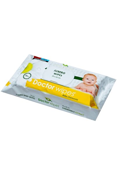 DOCTOR WIPES Мокри кърпички с екстракт от лайка, Джъмбо опаковка, 72 броя
