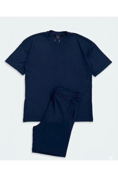 More Black Men's Oversize T-Shirt Shorts Set