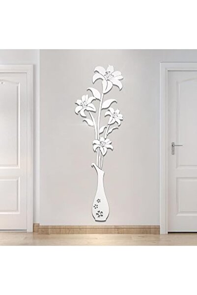 The Bros Mirror Wall Decals, 3D Flower Mirror Wall Stickers Murals for Living...