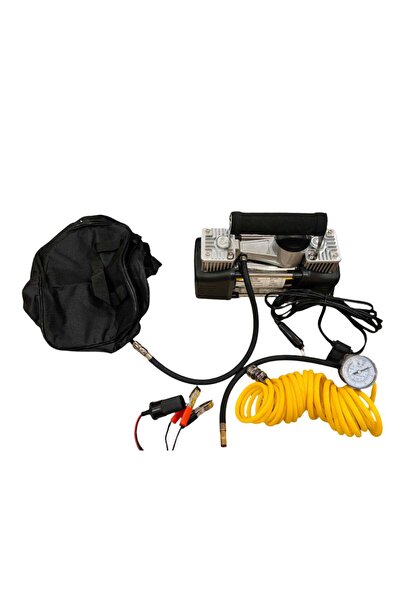 Alayjah 2 Cylinder compact air compressor with free bag and accessories