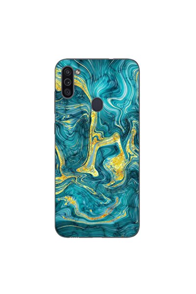 OEM Husa compatibila cu Samsung Galaxy A11 Silicon Gel Tpu Model Abstract Gem...