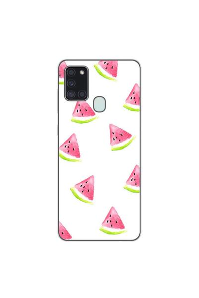 OEM Калъф, съвместим със Samsung Galaxy A21s, силиконов гел TPU, с десен  "Ле...