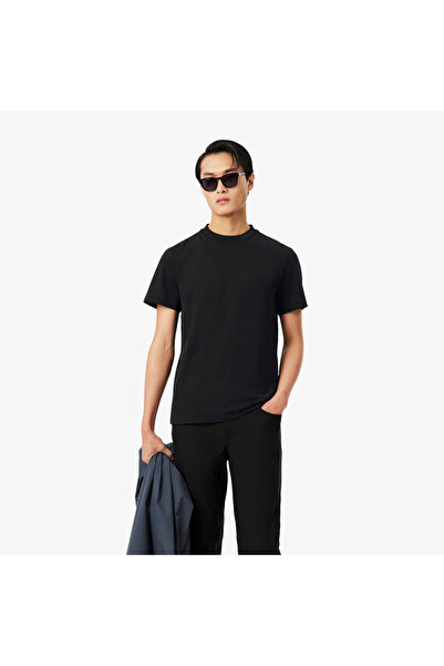 Lacoste Erkek Regular Fit Bisiklet Yaka Siyah T-Shirt