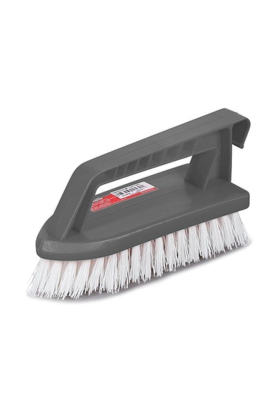 Tonkita Grey Grip Washing Brush – Laundry Scrub Brush with Semi-Rigid Wavy Br...
