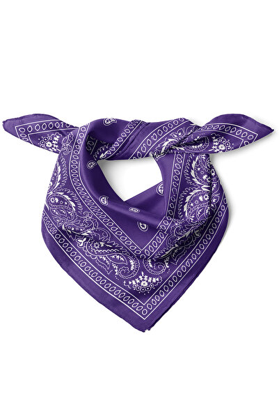 nehir eşarp Etro Ethnic Pattern Cotton Cottony Scarf Bandana 50X50 cm