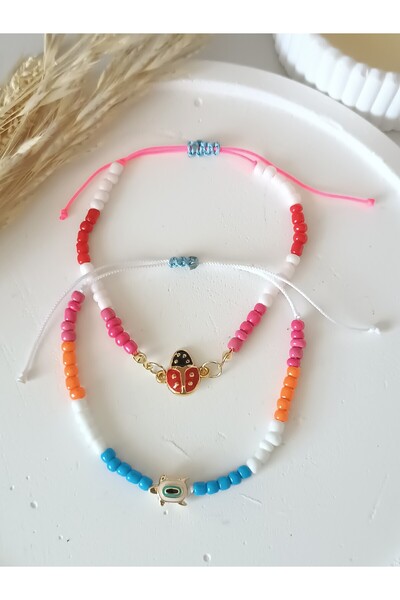 La fee aksesuar Anklet Women's Foot Accessory Beaded String Anklet