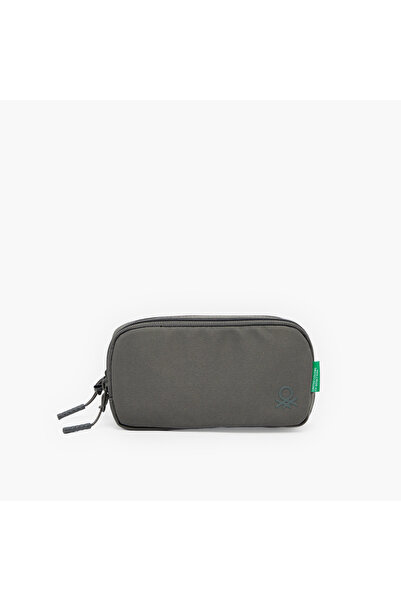 United Colors of Benetton Solid Pencil Pouch with 2 Compartments