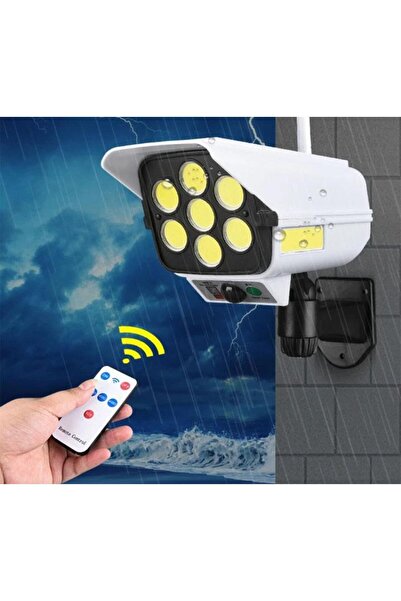 Vivendo Camera falsa de securitate 2 in 1 cu proiector solar si senzor de mis...