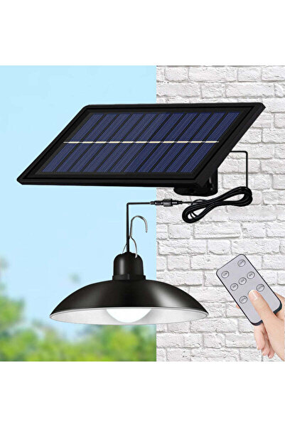 Vivendo Lampa solara suspendata, cu telecomanda, 90 Lm/W