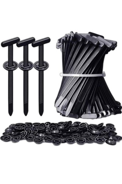 gagukstore 50 Adet, Oto Tampon Klipsi, Araba, Bagaj, Motor Koruma Paneli, Kablo Bağı, Siyah,