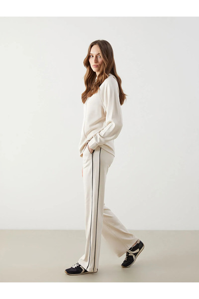 LC Waikiki Beige Women's Hijab Sweatpants with Elastic Waistband
