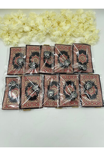 LenaToptan 10 Pieces Gift Set (with Gift Box-Mevlüd-Hac-Umre) Wallet Tesbih S...