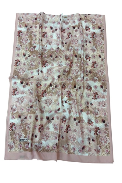 istanbul prensesleri French Silk Shawl with Floral Pattern, High Quality, Sof...