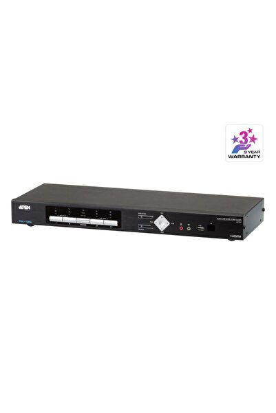 Aten Comutator KVM de birou CM1284, HDMI, USB, 4K UHD, 4096x2160