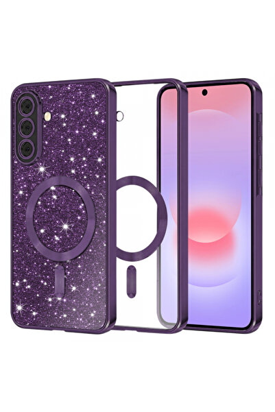 Techsuit Husă MagSafe pentru Samsung Galaxy A37 5G, Techsuit, Luxury Glitter,...