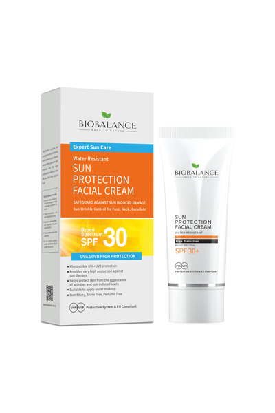 Biobalance Crema protectie solara pentru fata, SPF30+, protectie inalta UVA &...