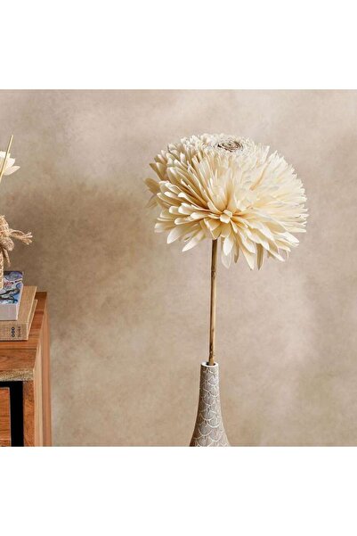 PAN HOME Evelyn Handmade Dried Zinnia Flower Stick H100cm- Natural