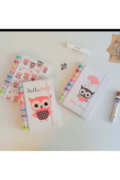 Generic A5 Hello Baby Owl Diary