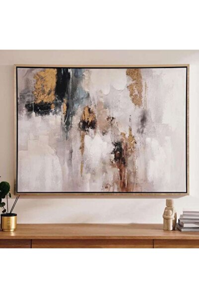 PAN HOME لوحة فنية مؤطرة من Allure مقاس 120×90 سم - أزرق