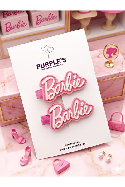 PURPLE'S BİR TUTAM MUTLULUK 2-Pack Barbie Object Girl's Pen Buckle