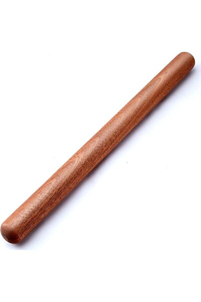 The Bros French Rolling Pin, 17.7 Inches Wood Rolling Pin for Baking Extra Lo...