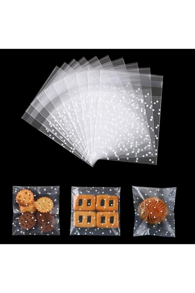 The Bros 300Pcs Clear Cello Cellophane Bags Self Adhesive Thank You Plastic B...