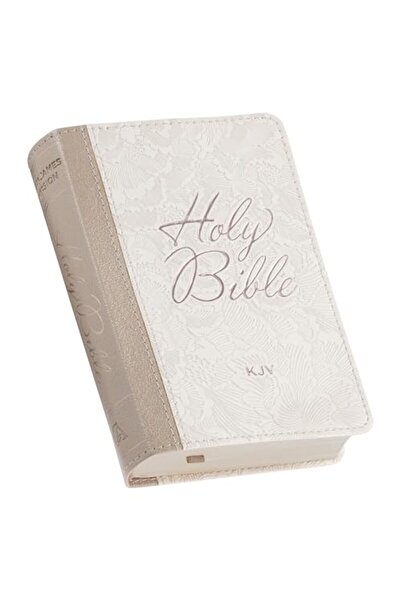 Christian Art Publishers KJV Bible Pocket Faux Leather White