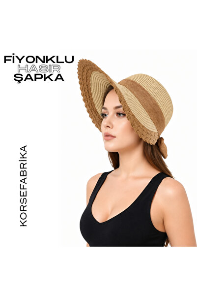 korsefabrika trend mood store Stylish and Functional Bowknot Straw Weave Beac...