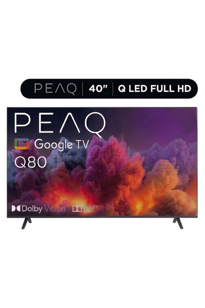 PEAQ 40Q80 40'' QLED Smart TV – Google İşletim Sistemli, Dahili Uydu Alıcılı ...