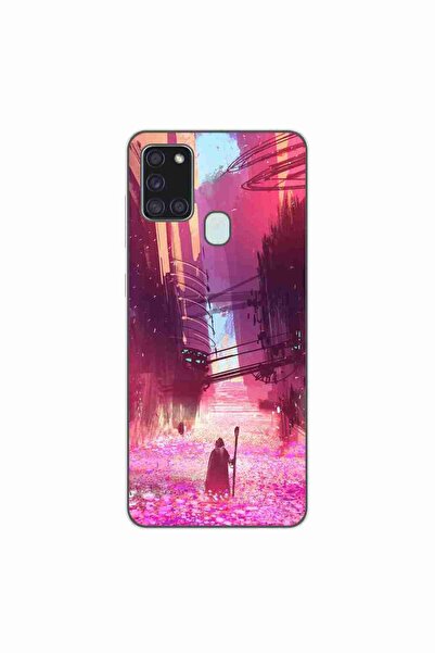 OEM Husa compatibila cu Samsung Galaxy A21s Silicon Gel Tpu Model Fantasy Wizard