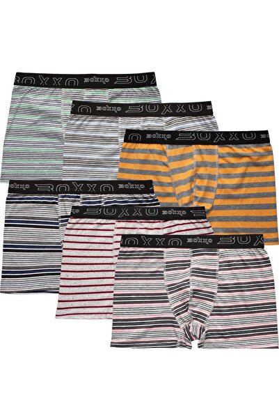 B'YOU life Boxxo Combed Cotton 6-Pack Men's Boxers