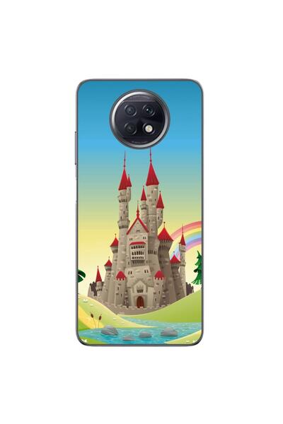 OEM Θήκη συμβατή με Xiaomi Redmi Note 9T από σιλικόνη gel TPU με σχέδιο κάστρου