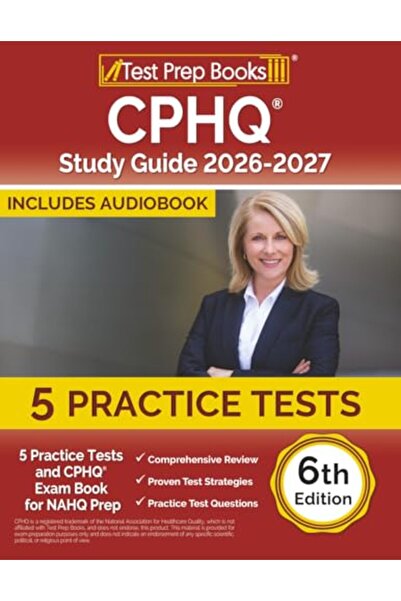 Ingram دليل دراسة CPHQ 2025-2026: 5 اختبارات تدريبية وكتاب امتحان CPHQ للتحضي...