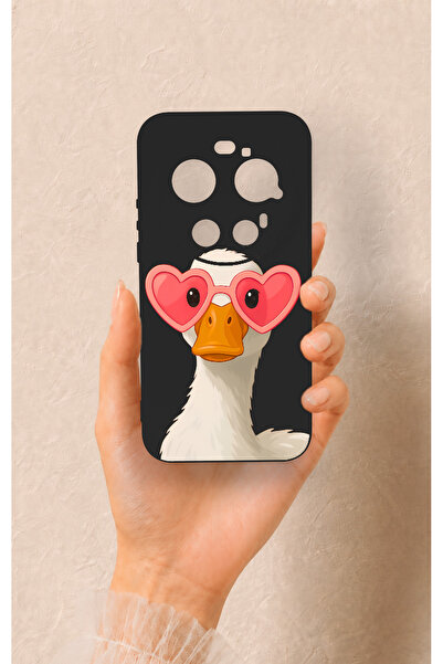 Vip Case Xiaomi Mi 17 Ultra Uyumlu Aşık Ördek Desenli Silikon Kılıf