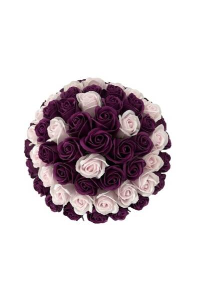 OEM Aranjament floral cu trandafiri mov/roz