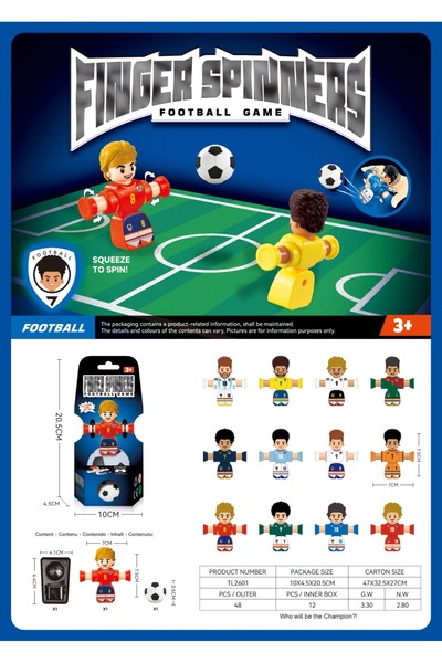 carioca Finger Spinners Footbal Game- 1 FUTBOLCU