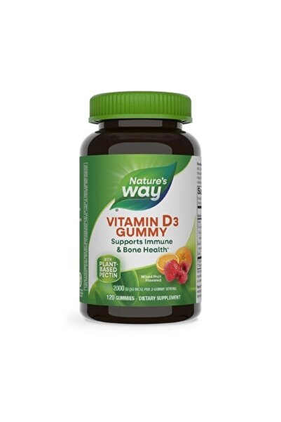 Secom Jeleuri cu vitamina D3 Nature's Way, 120 jeleuri,
