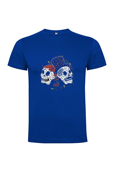 iLovePrints Rose Skulls Fiesta Tshirt