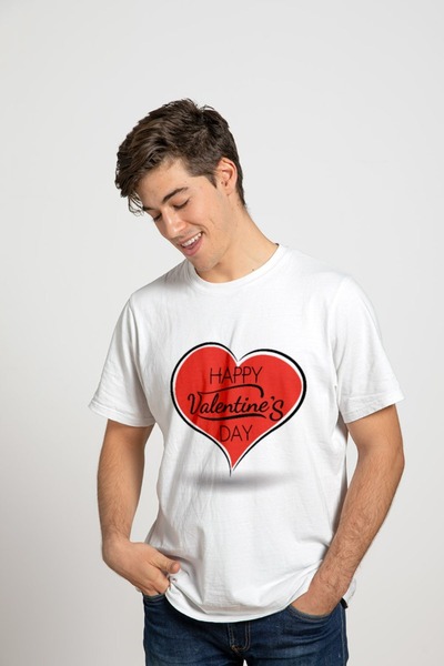 iLovePrints Μπλούζα Valentine Happy Valentine's Day