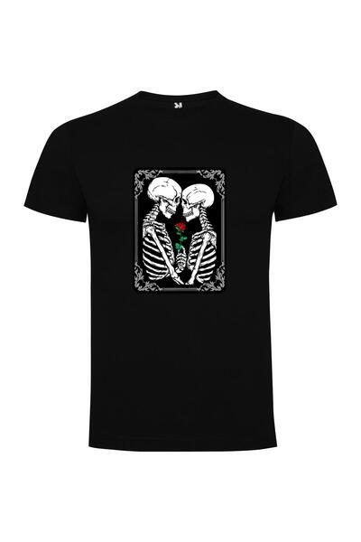 iLovePrints Skeleton Love Tarot Tshirt