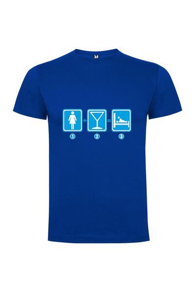 iLovePrints Sip Responsibly Pictogram Tshirt