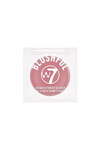 w7 BLUSHFULL CREAM TO POWDER BLUSH MELLOW